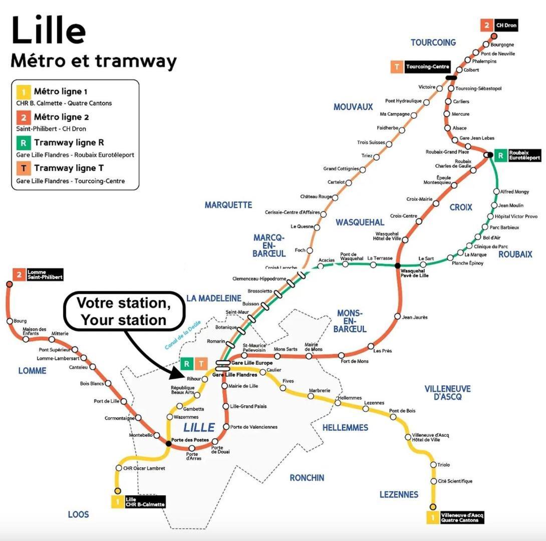 Apartament Unique 3 Bed House In Old Lille! Zewnętrze zdjęcie